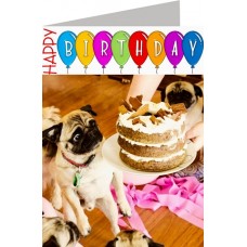 Card - Pug Party